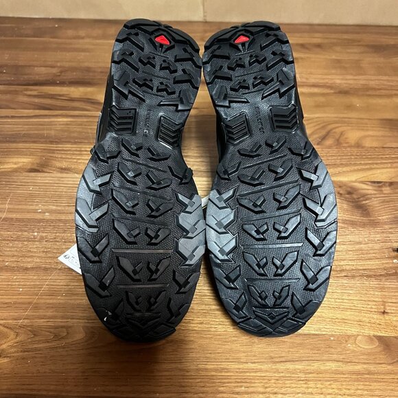 Salomon X Ultra 4 Mid Gore-Tex Black Grey Men's 9 Vibram Hiking Boots $175 - Picture 5 of 9